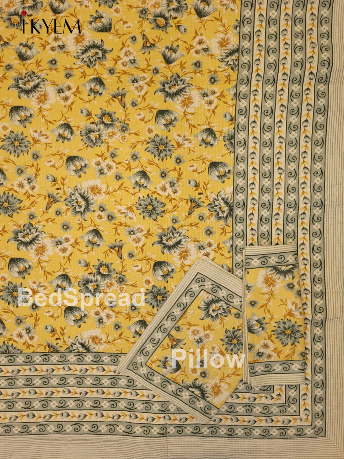 Yellow & Cream - Quilt Set - Image 3