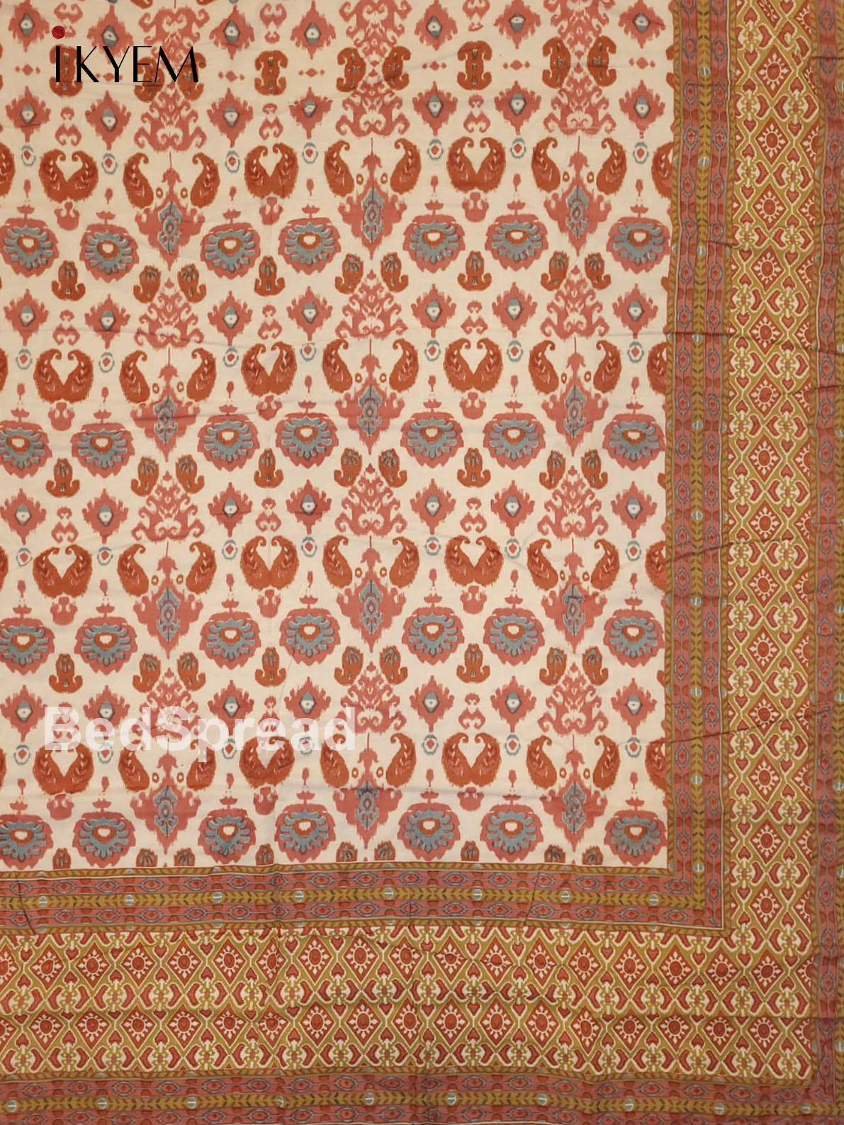 Cream & Maroon Dohar - Single - 4GJ03262 - Image 3