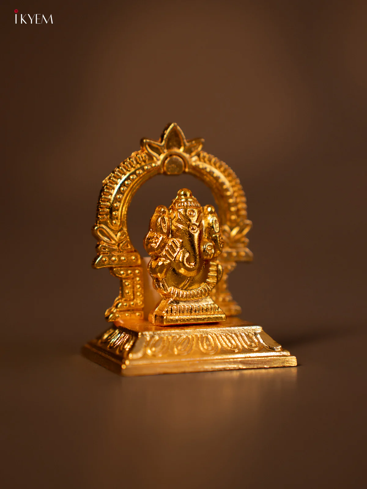 GOLD PLATED GANESHA Idol - KE03112 - Image 3