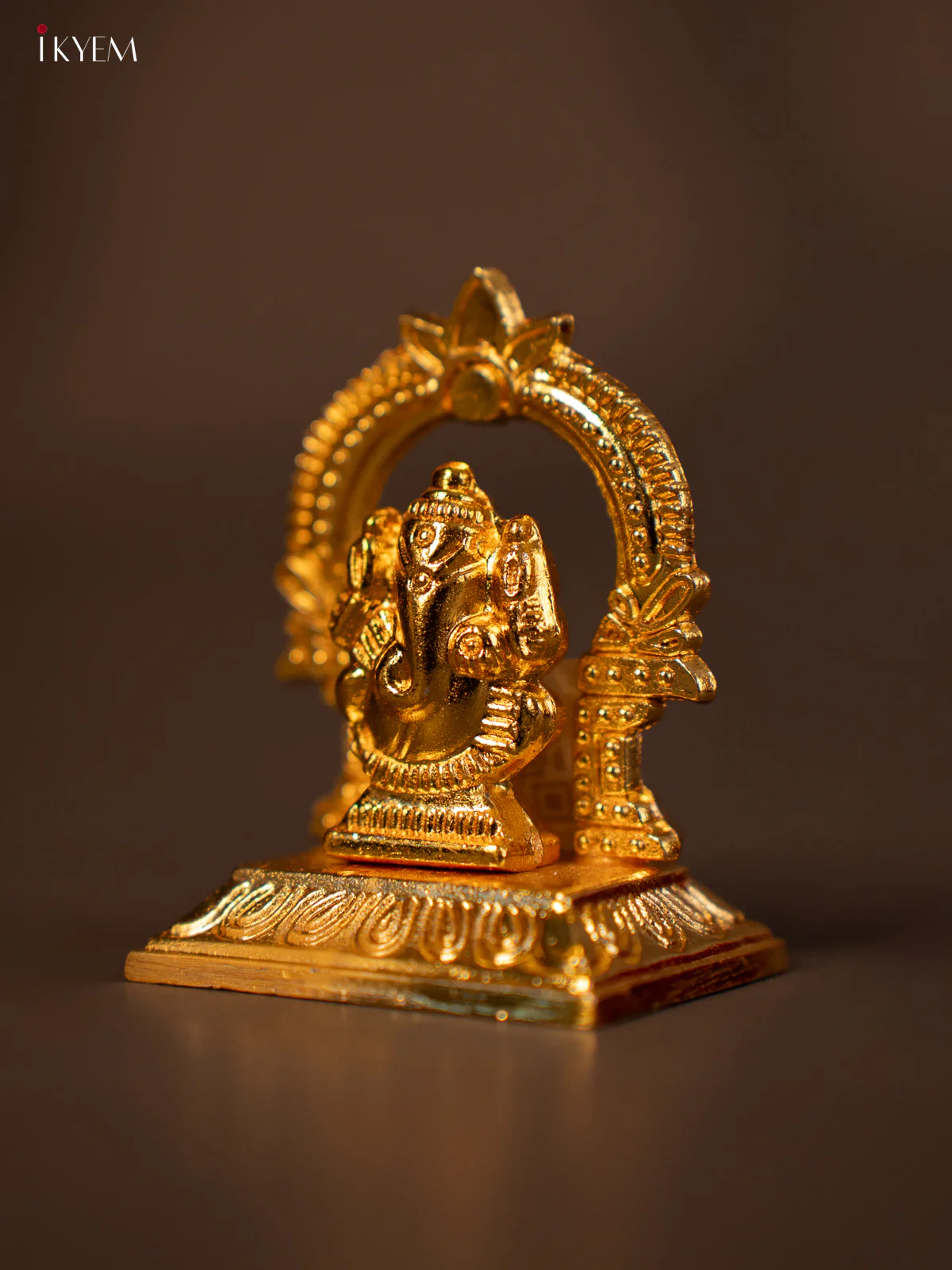 GOLD PLATED GANESHA Idol - KE03112 - Image 4