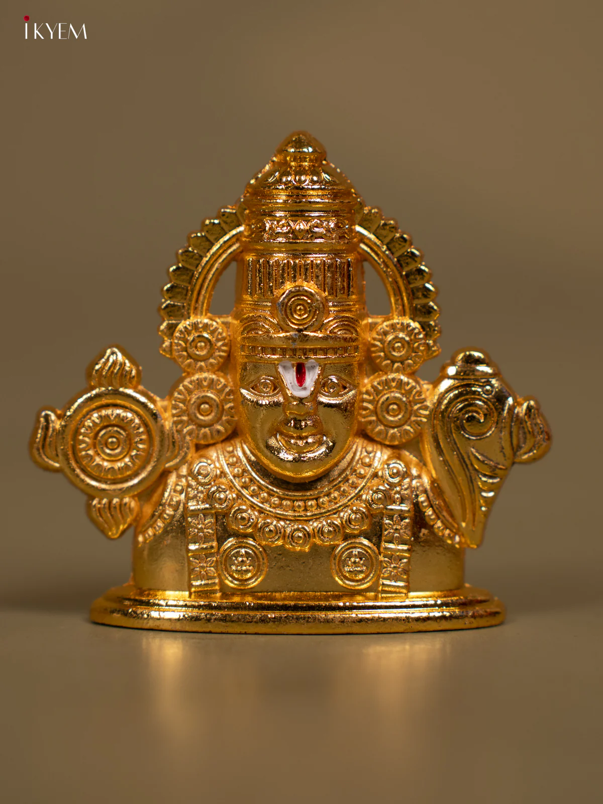 Gold Plated Tirupathi Balaji - KB11111 - Image 3