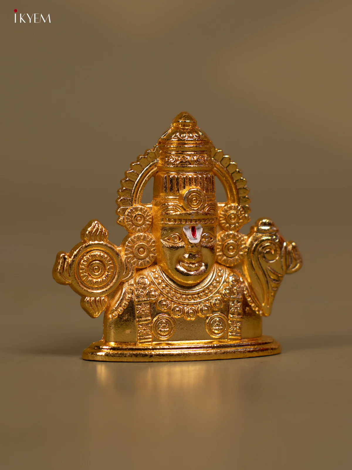 Gold Plated Tirupathi Balaji - KB11111 - Image 4