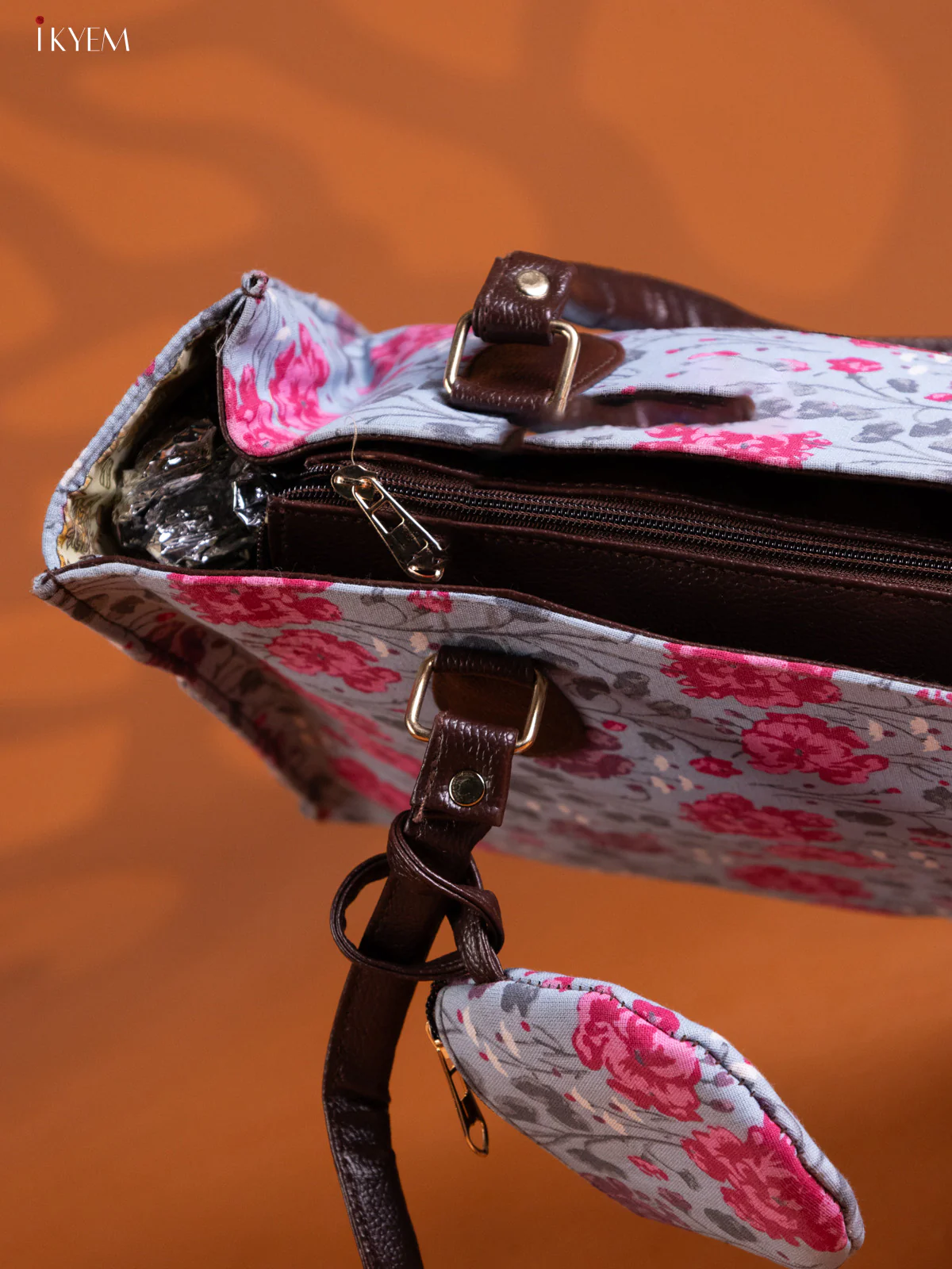 Floral Design Shoulder Bag - KE16254 - Image 3