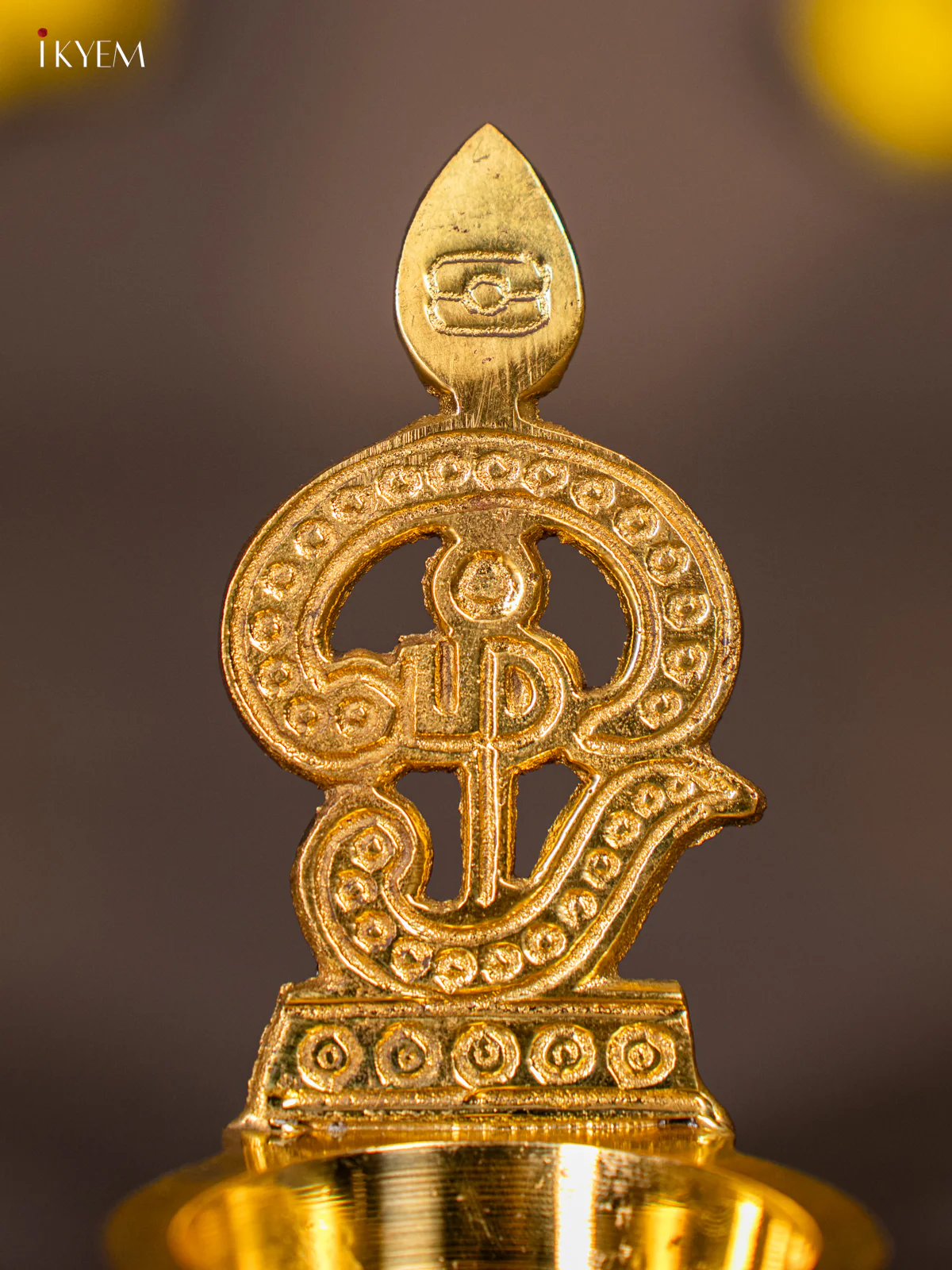 Brass Om Vel Diya - 4 Inch - KF14112 - Image 3