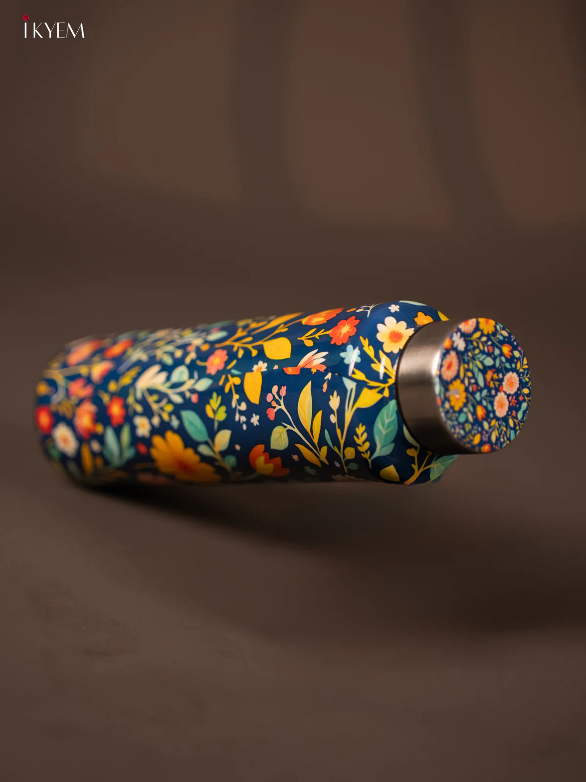 Floral Digital Printed Stainless Steel Water Bottle - 10.5 Inch - KG23118 - Image 3