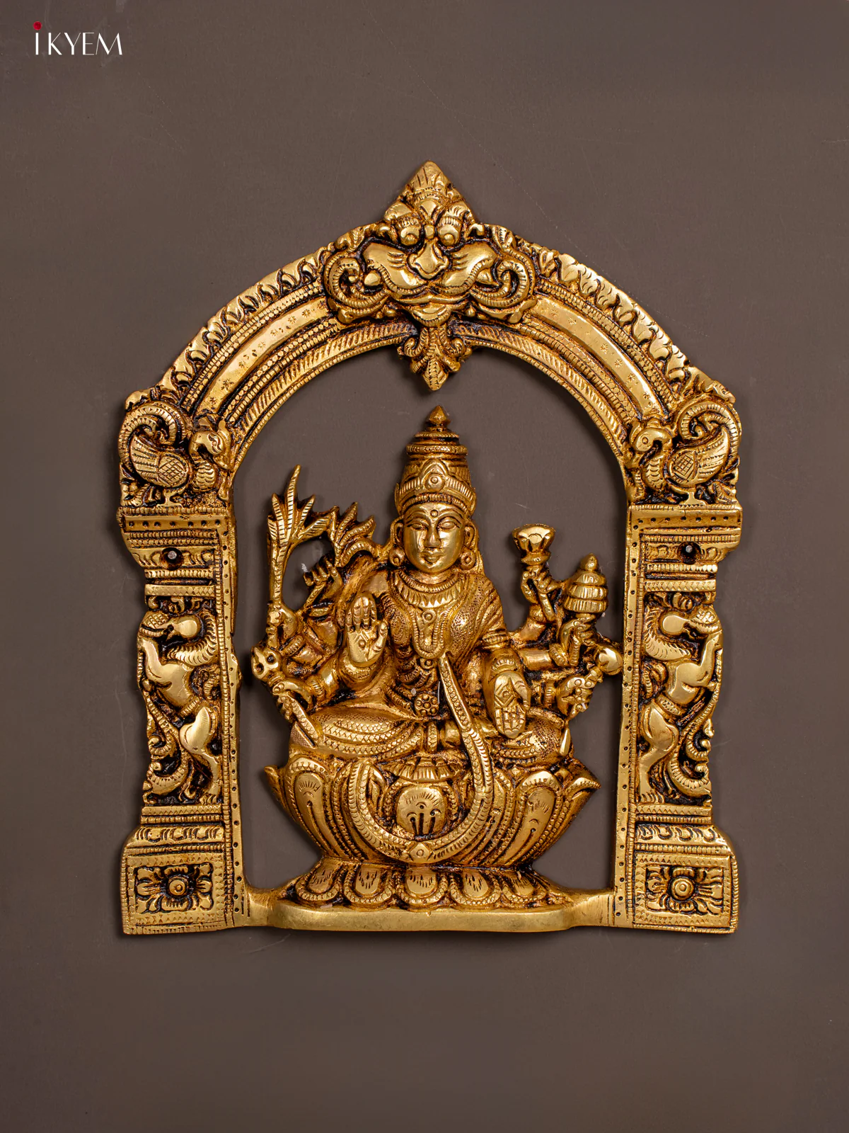 Brass Astalakshmi Set - 9 Inch - KH08119 - Image 3