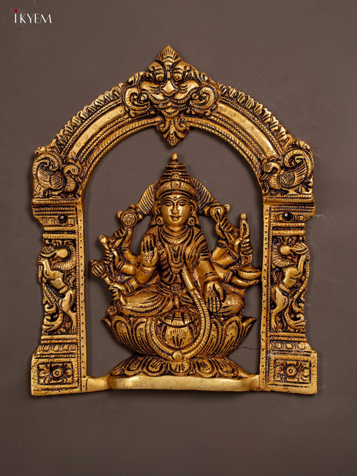 Brass Astalakshmi Set - 9 Inch - KH08119 - Image 4