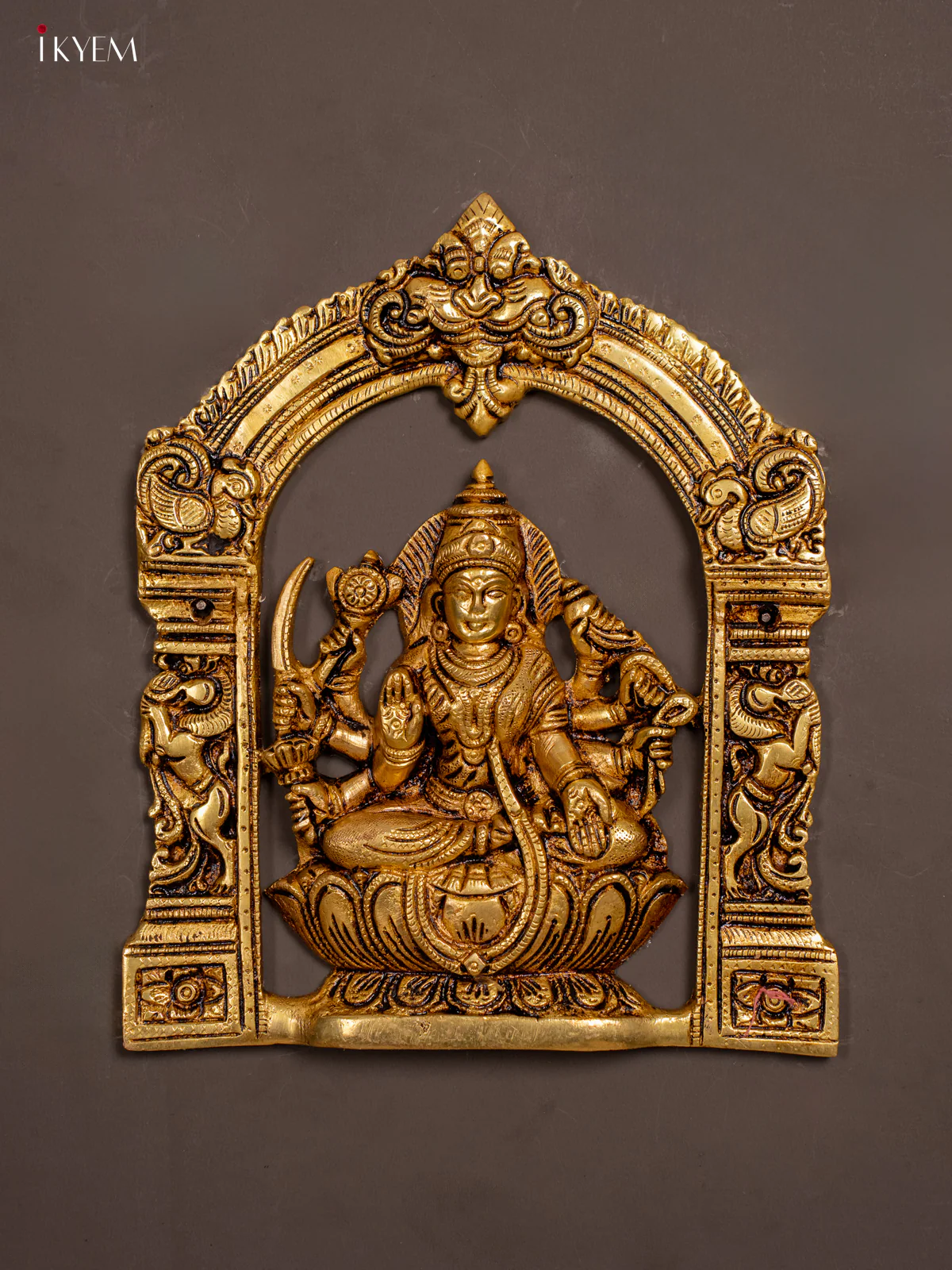 Brass Astalakshmi Set - 9 Inch - KH08119 - Image 7
