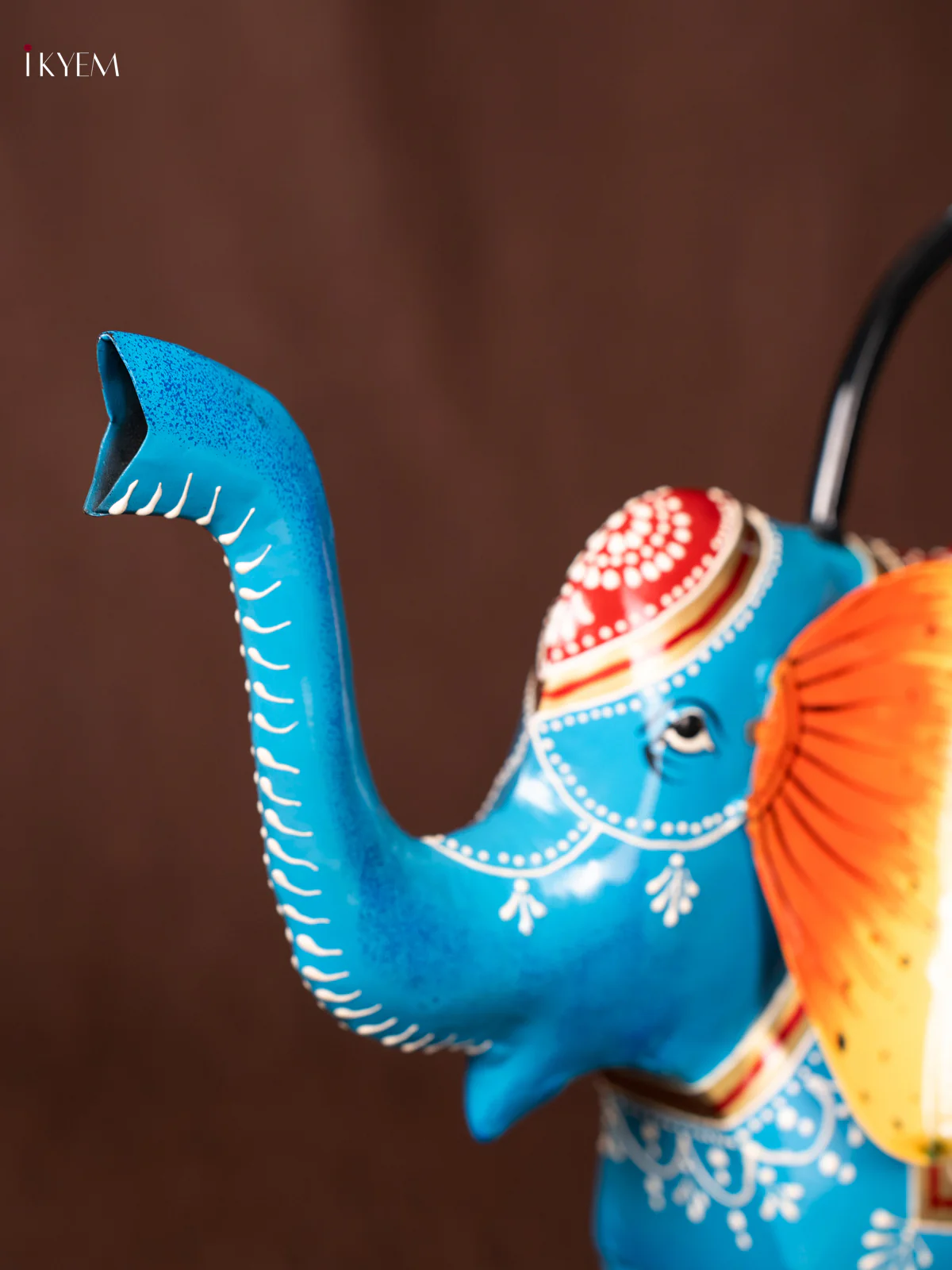 METAL PAINTED ELEPHANT WATER CANE - KN29113 - Image 3