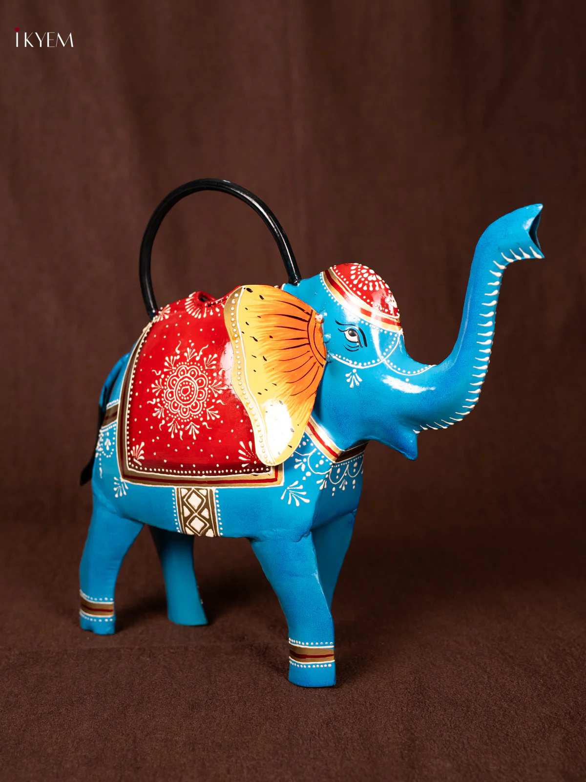 METAL PAINTED ELEPHANT WATER CANE - KN29113 - Image 4