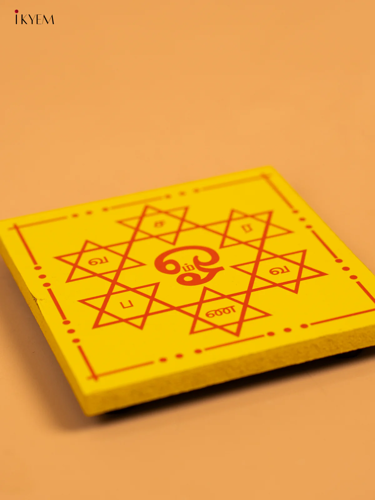 Wooden Square Manai with Om Saravana Bhava Print - KA30118 - Image 5