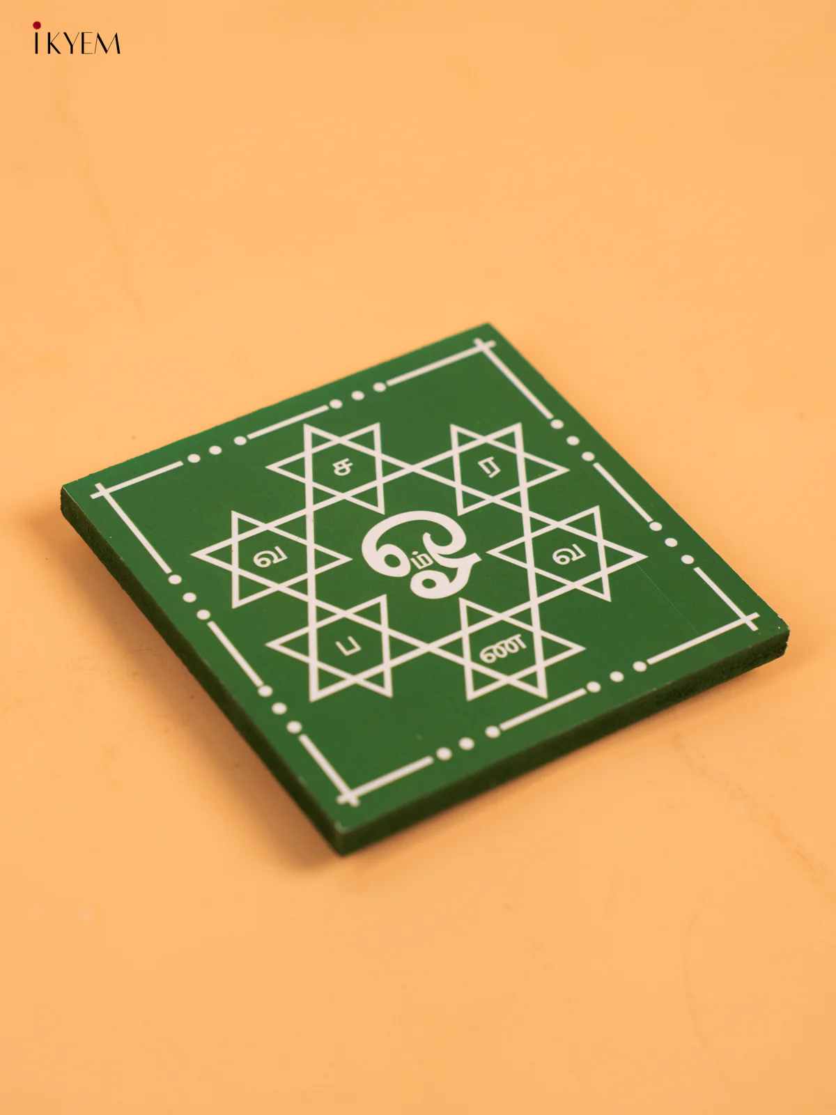 Wooden Square Manai with Om Saravana Bhava Print - KA30118 - Image 8