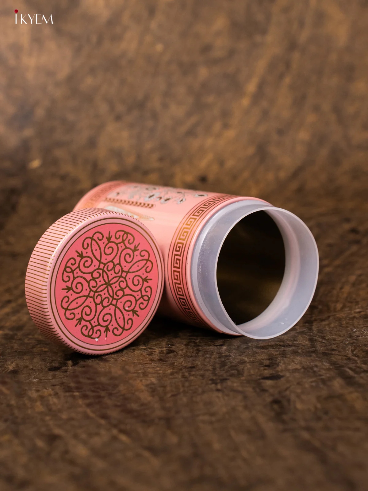 Digital Printed Dry Fruit Tin Jar In Pink(Big) - 6 inch - KB27124 - Image 4